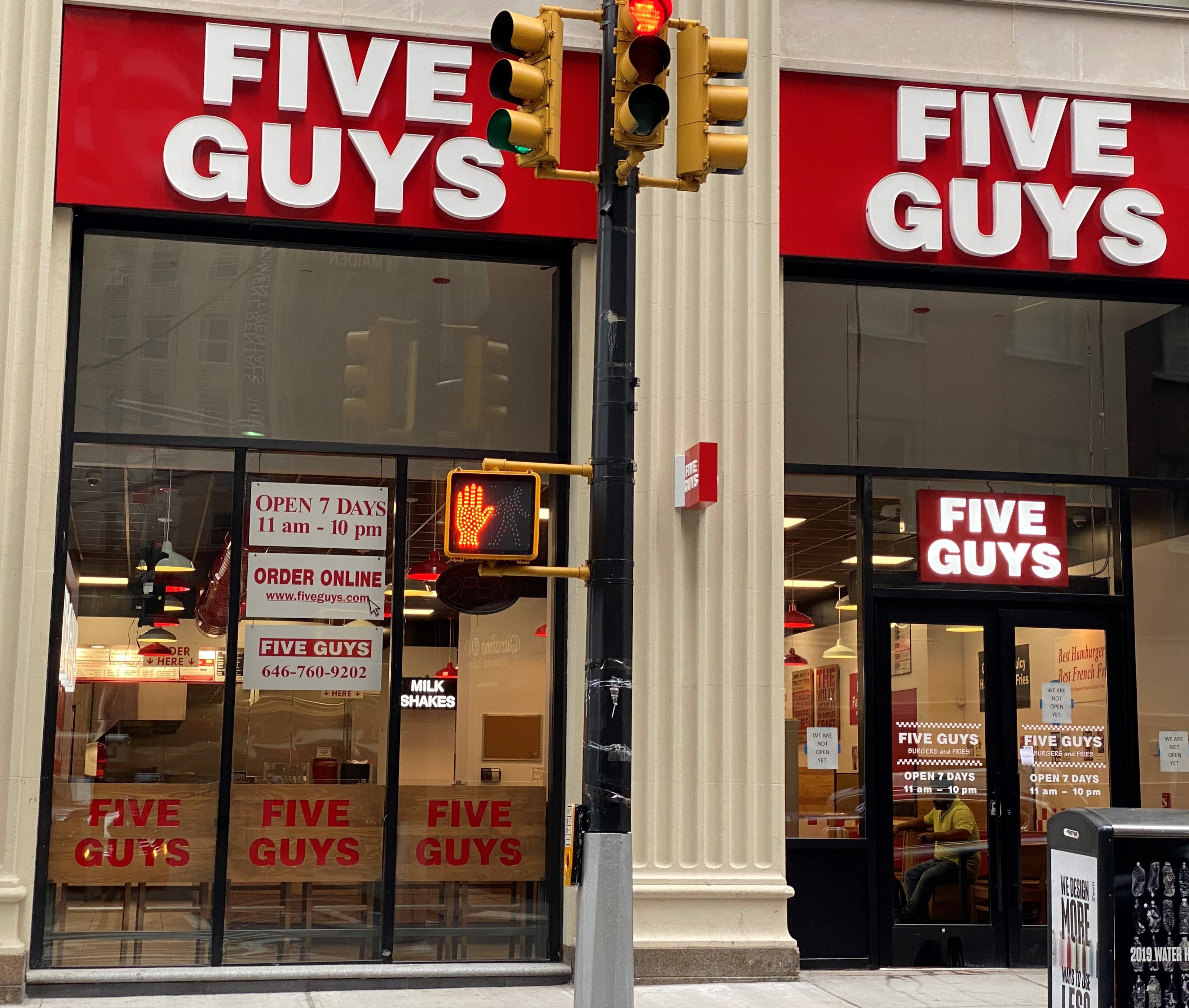 Restaurant Crew Member at Five Guys 1953 Maiden Ln. - Manhattan, New York,  NY 10038 - Interviewy.com